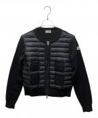 MONCLERモンクレール）の古着「ニットカーディガン」｜ブラック