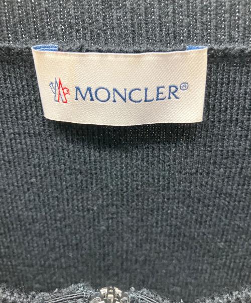 MONCLER（モンクレール）MONCLER (モンクレール) ニットカーディガン ブラック サイズ:M　　　　　　　　の古着・服飾アイテム