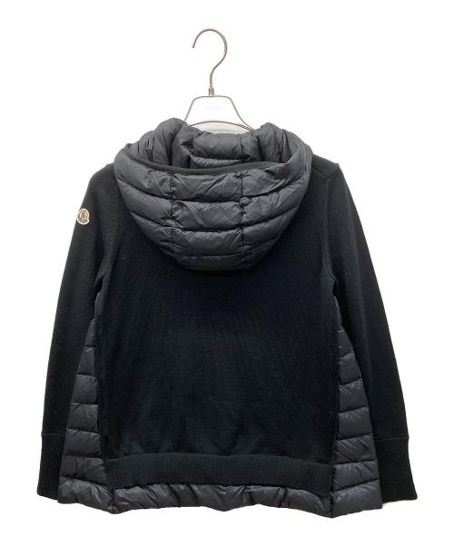 MONCLER（モンクレール）MONCLER (モンクレール) 切替 フーディダウンブルゾン ブラック サイズ:XSの古着・服飾アイテム