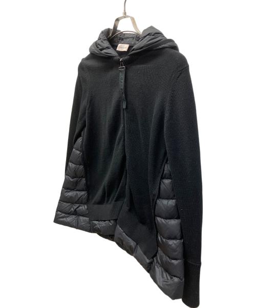 MONCLER（モンクレール）MONCLER (モンクレール) 切替 フーディダウンブルゾン ブラック サイズ:XSの古着・服飾アイテム