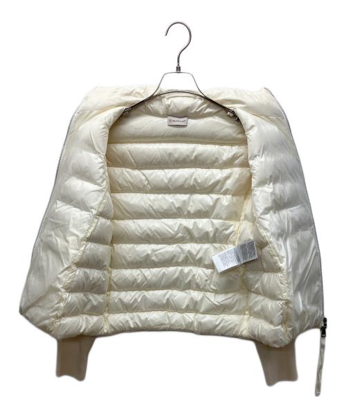 MONCLER（モンクレール）MONCLER (モンクレール) 切替ダウンジャケット ホワイト サイズ:Sの古着・服飾アイテム