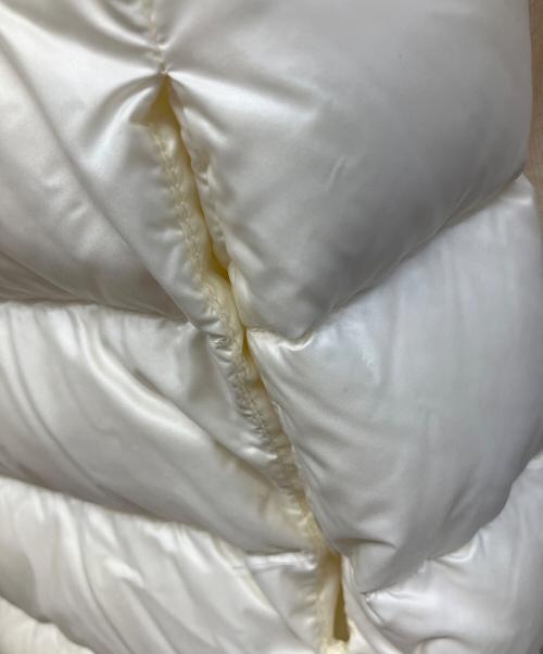 MONCLER（モンクレール）MONCLER (モンクレール) 切替ダウンジャケット ホワイト サイズ:Sの古着・服飾アイテム