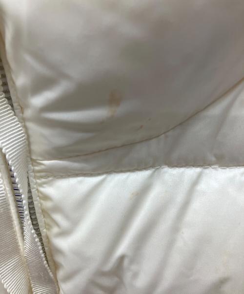 MONCLER（モンクレール）MONCLER (モンクレール) 切替ダウンジャケット ホワイト サイズ:Sの古着・服飾アイテム