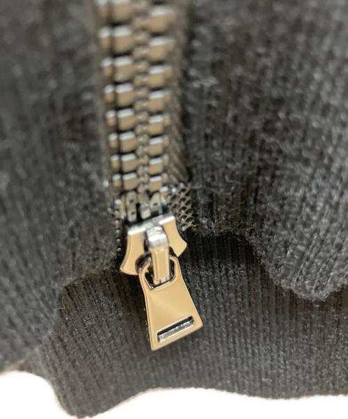 MONCLER（モンクレール）MONCLER (モンクレール) ニットジップパーカー ブラック サイズ:Sの古着・服飾アイテム