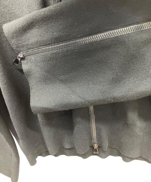 MONCLER（モンクレール）MONCLER (モンクレール) ニットジップパーカー ブラック サイズ:Sの古着・服飾アイテム