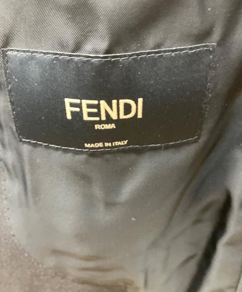 FENDI（フェンディ）FENDI (フェンディ) 切替ジャケット ブラック サイズ:46の古着・服飾アイテム