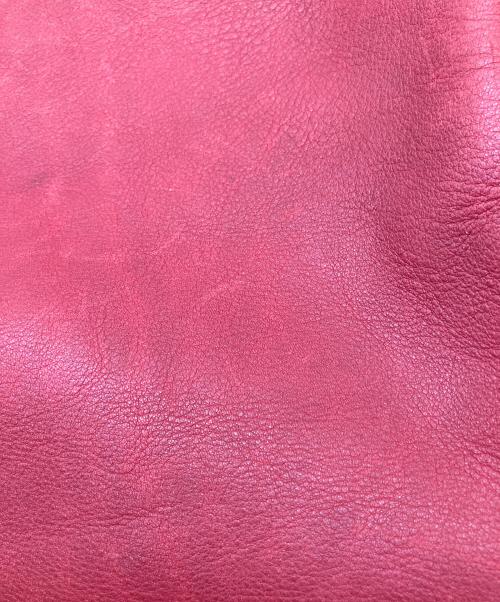 COACH（コーチ）COACH (コーチ) レザーバッグ レッドの古着・服飾アイテム