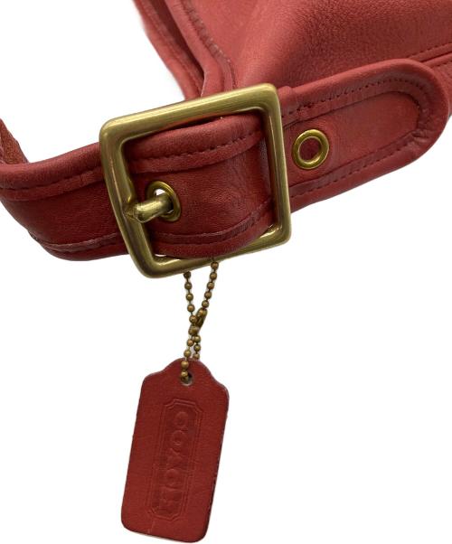 COACH（コーチ）COACH (コーチ) レザーバッグ レッドの古着・服飾アイテム