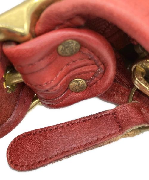 COACH（コーチ）COACH (コーチ) レザーバッグ レッドの古着・服飾アイテム