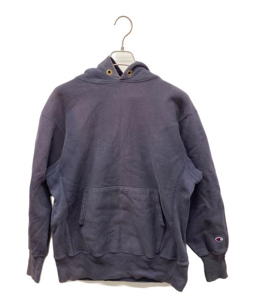 Champion REVERSE WEAVE（チャンピオン リバース ウィーブ）Champion REVERSE WEAVE (チャンピオン リバース ウィーブ) プルオーバーパーカー ネイビー サイズ:XLの古着・服飾アイテム