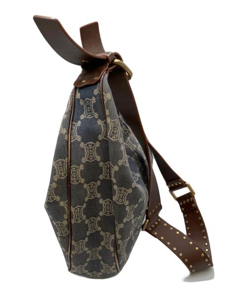 CELINE（セリーヌ）CELINE (セリーヌ) ショルダーバッグ ブルー×ブラウンの古着・服飾アイテム