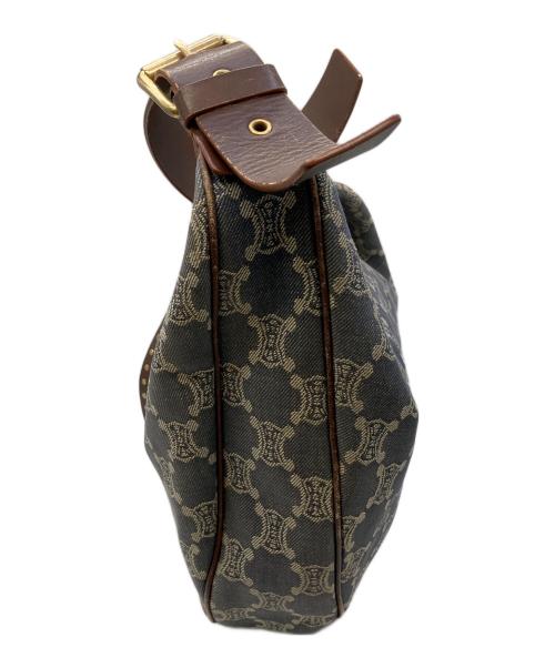 CELINE（セリーヌ）CELINE (セリーヌ) ショルダーバッグ ブルー×ブラウンの古着・服飾アイテム