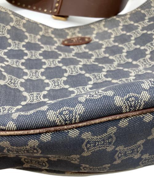 CELINE（セリーヌ）CELINE (セリーヌ) ショルダーバッグ ブルー×ブラウンの古着・服飾アイテム