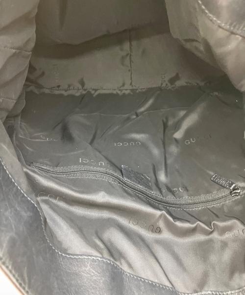 GUCCI（グッチ）GUCCI (グッチ) 2WAYショルダーバッグ ブラックの古着・服飾アイテム