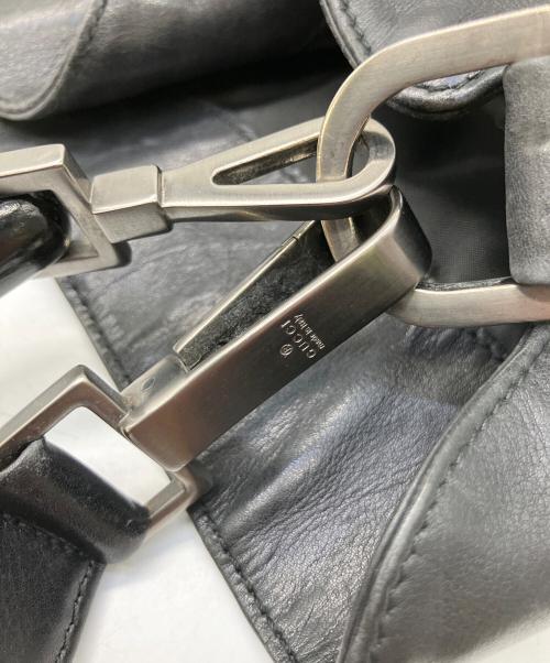 GUCCI（グッチ）GUCCI (グッチ) 2WAYショルダーバッグ ブラックの古着・服飾アイテム