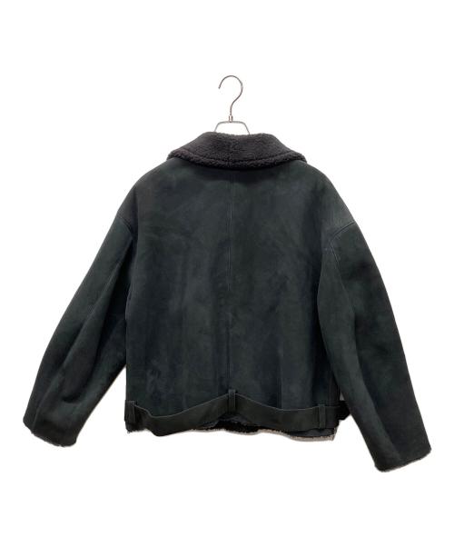 YOKE（ヨーク）YOKE (ヨーク) ムートンジャケット ブラック サイズ:Lの古着・服飾アイテム