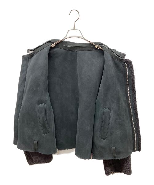 YOKE（ヨーク）YOKE (ヨーク) ムートンジャケット ブラック サイズ:Lの古着・服飾アイテム