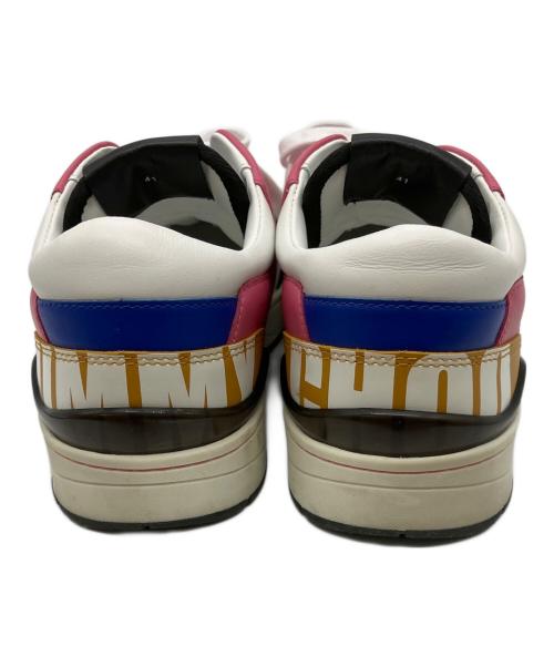 JIMMY CHOO（ジミーチュウ）JIMMY CHOO (ジミーチュウ) FLORENT ホワイトマルチ サイズ:41の古着・服飾アイテム