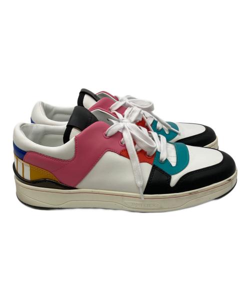 JIMMY CHOO（ジミーチュウ）JIMMY CHOO (ジミーチュウ) FLORENT ホワイトマルチ サイズ:41の古着・服飾アイテム