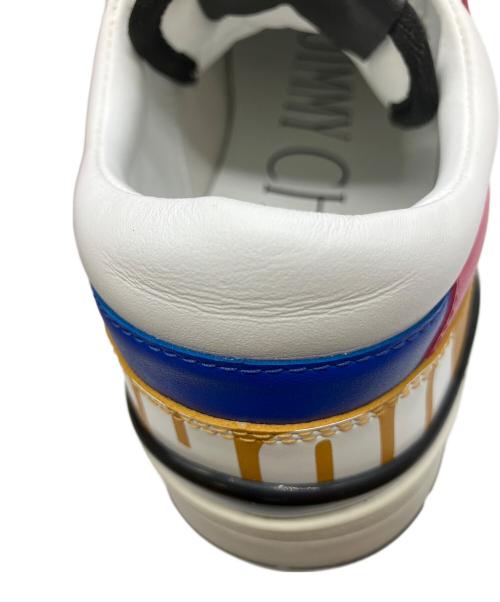 JIMMY CHOO（ジミーチュウ）JIMMY CHOO (ジミーチュウ) FLORENT ホワイトマルチ サイズ:41の古着・服飾アイテム