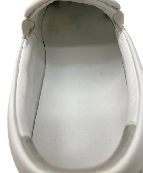 JIMMY CHOO（ジミーチュウ）JIMMY CHOO (ジミーチュウ) スタッズスリッポン ホワイト サイズ:41の古着・服飾アイテム
