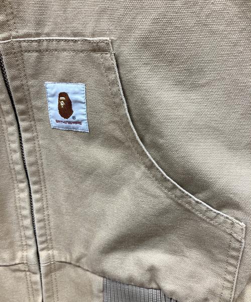 A BATHING APE（ア ベイシング エイプ）A BATHING APE (ア ベイシング エイプ) アクティブジャケット ベージュ サイズ:M　　　　　　　　の古着・服飾アイテム