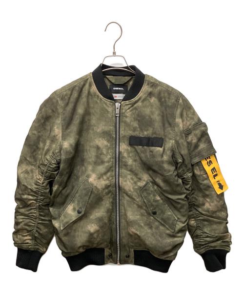 DIESEL（ディーゼル）DIESEL (ディーゼル) フライトジャケット オリーブ サイズ:Sの古着・服飾アイテム