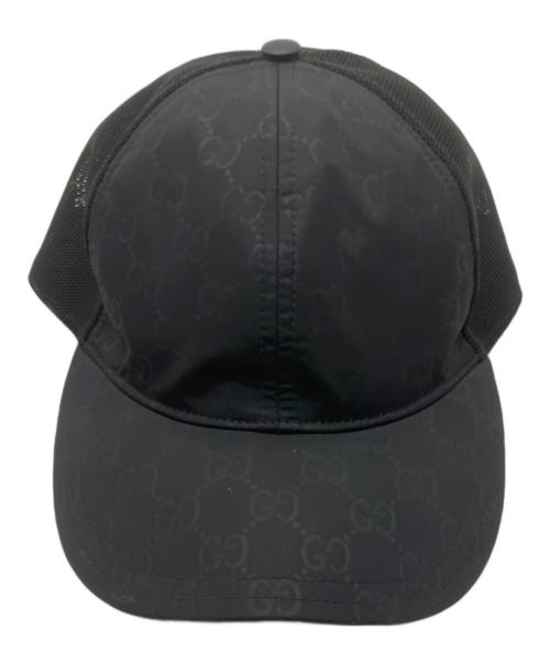 GUCCI（グッチ）GUCCI (グッチ) メッシュキャップ ブラックの古着・服飾アイテム