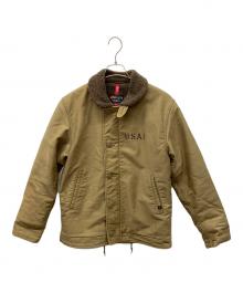 ALPHA（アルファ）の古着「デッキジャケット」｜オリーブ