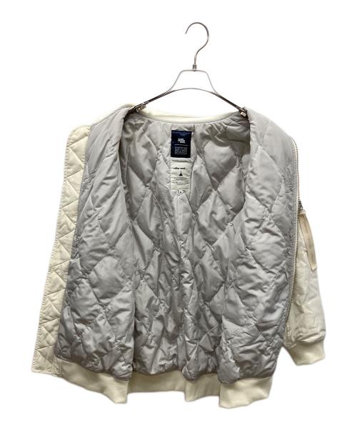 niko and（ニコアンド）niko and (ニコアンド) 中綿ジャケット ベージュ サイズ:M　　　　　　　　の古着・服飾アイテム
