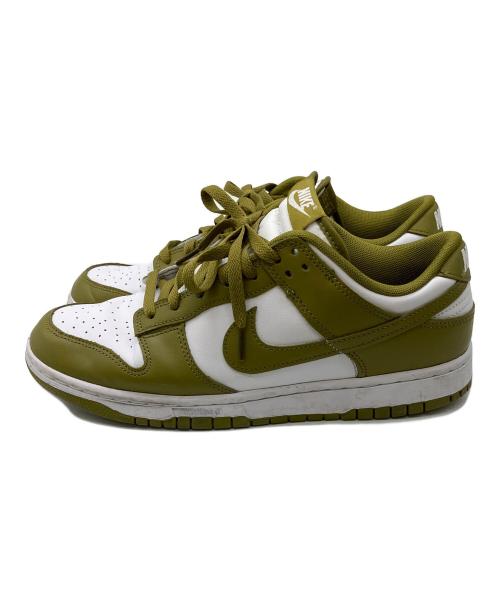 NIKE（ナイキ）NIKE (ナイキ) スニーカー ホワイト×オリーブ サイズ:28cmの古着・服飾アイテム