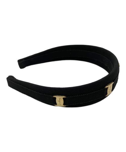 Ferragamo（フェラガモ）Ferragamo (フェラガモ) カチューシャ ブラックの古着・服飾アイテム