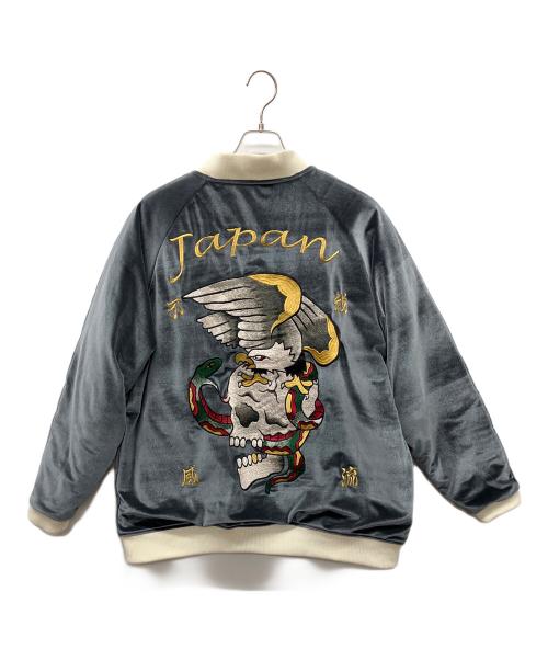 GALFY（ガルフィー）GALFY (ガルフィー) スタジャン グレー サイズ:XLの古着・服飾アイテム