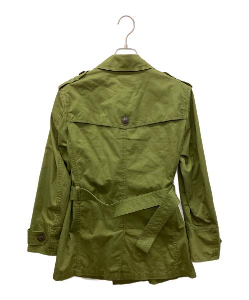 BURBERRY BLACK LABEL（バーバリーブラックレーベル）BURBERRY BLACK LABEL (バーバリーブラックレーベル) ハーフトレンチコート グリーン サイズ:M　　　　　　　　の古着・服飾アイテム