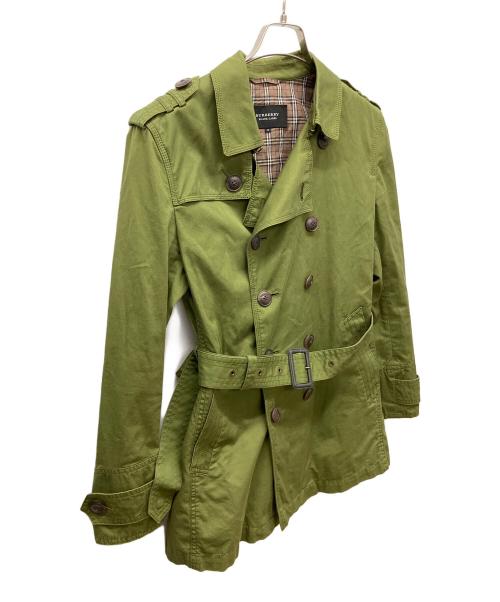 BURBERRY BLACK LABEL（バーバリーブラックレーベル）BURBERRY BLACK LABEL (バーバリーブラックレーベル) ハーフトレンチコート グリーン サイズ:M　　　　　　　　の古着・服飾アイテム