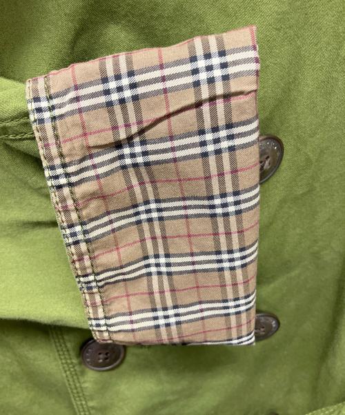 BURBERRY BLACK LABEL（バーバリーブラックレーベル）BURBERRY BLACK LABEL (バーバリーブラックレーベル) ハーフトレンチコート グリーン サイズ:M　　　　　　　　の古着・服飾アイテム