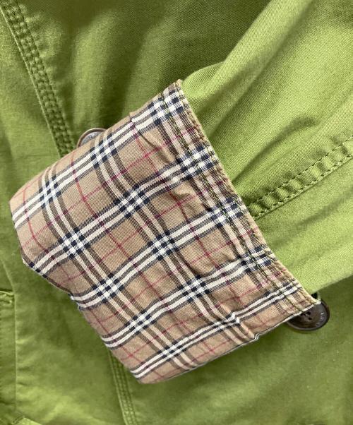BURBERRY BLACK LABEL（バーバリーブラックレーベル）BURBERRY BLACK LABEL (バーバリーブラックレーベル) ハーフトレンチコート グリーン サイズ:M　　　　　　　　の古着・服飾アイテム