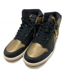 NIKE（ナイキ）の古着「ハイカットスニーカー」｜ブラック×ゴールド