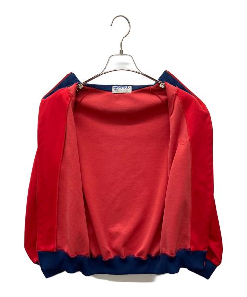 adidas（アディダス）adidas (アディダス) トラックジャケット レッド×ブルー サイズ:表記なしの古着・服飾アイテム