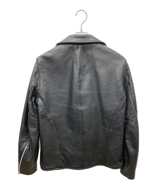VANSON（バンソン）VANSON (バンソン) ダブルライダースジャケット ブラック サイズ:38の古着・服飾アイテム