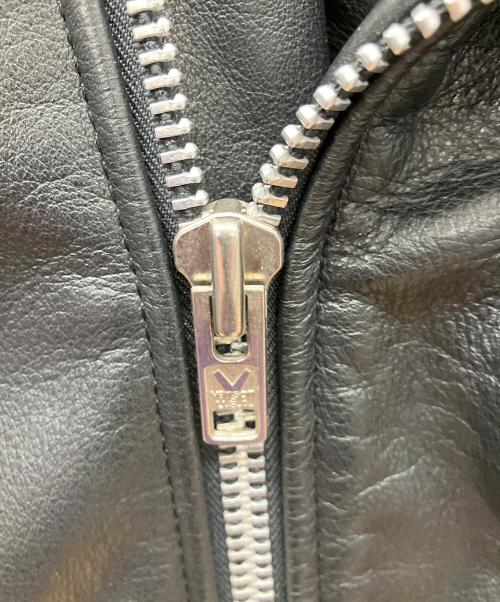 VANSON（バンソン）VANSON (バンソン) ダブルライダースジャケット ブラック サイズ:38の古着・服飾アイテム