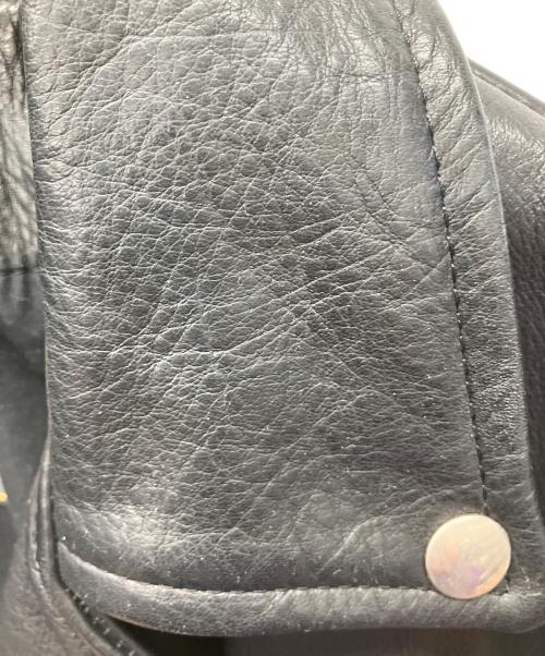 VANSON（バンソン）VANSON (バンソン) ダブルライダースジャケット ブラック サイズ:38の古着・服飾アイテム