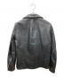 VANSON (バンソン) ダブルライダースジャケット ブラック サイズ:38：70000円