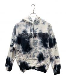 NEIGHBORHOOD（ネイバーフッド）の古着「タイダイスウェットパーカー」｜ブルー×ホワイト