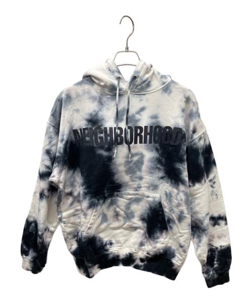 NEIGHBORHOOD（ネイバーフッド）NEIGHBORHOOD (ネイバーフッド) タイダイスウェットパーカー ブルー×ホワイト サイズ:Lの古着・服飾アイテム