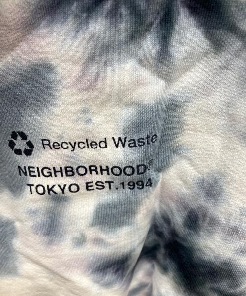 NEIGHBORHOOD（ネイバーフッド）NEIGHBORHOOD (ネイバーフッド) タイダイスウェットパーカー ブルー×ホワイト サイズ:Lの古着・服飾アイテム