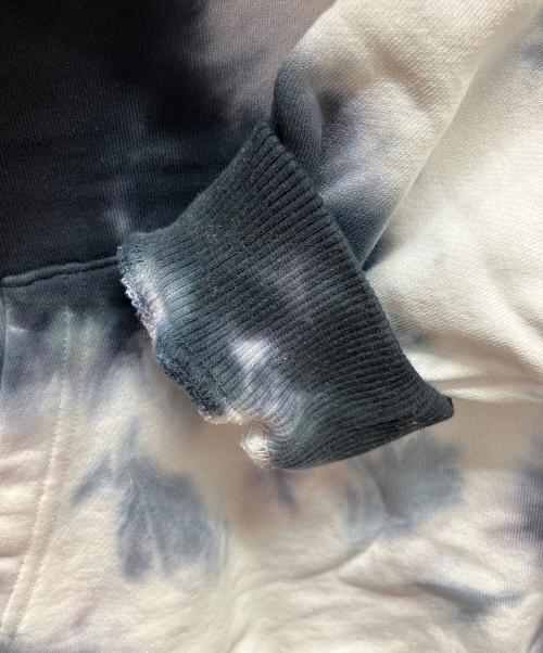 NEIGHBORHOOD（ネイバーフッド）NEIGHBORHOOD (ネイバーフッド) タイダイスウェットパーカー ブルー×ホワイト サイズ:Lの古着・服飾アイテム