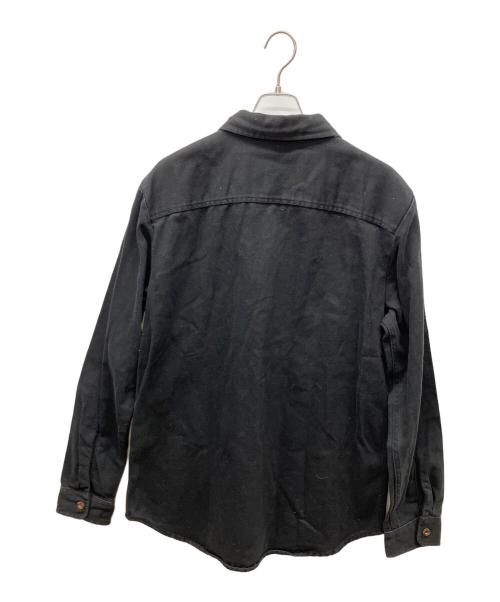 HARLEY-DAVIDSON（ハーレーダビッドソン）HARLEY-DAVIDSON (ハーレーダビッドソン) デニムシャツ ブラック サイズ:Lの古着・服飾アイテム