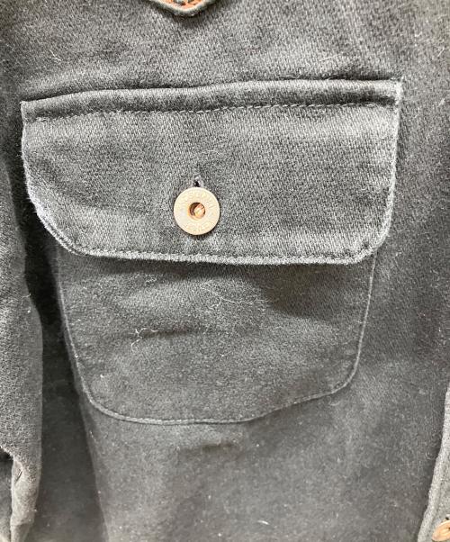 HARLEY-DAVIDSON（ハーレーダビッドソン）HARLEY-DAVIDSON (ハーレーダビッドソン) デニムシャツ ブラック サイズ:Lの古着・服飾アイテム