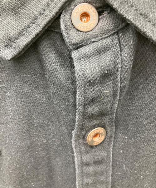 HARLEY-DAVIDSON（ハーレーダビッドソン）HARLEY-DAVIDSON (ハーレーダビッドソン) デニムシャツ ブラック サイズ:Lの古着・服飾アイテム